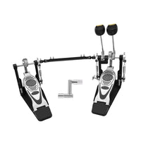Double Chain Drive Pedal Heavy-Duty Double Bass Drum Pedal Effortless Movement Percussion Hardware for Training Stage Performance