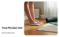 Progress Tracking Charts Smart physique Composition Analyzer Multi-User accounts Smart physique Composition Scale Large Digital Display Weighing Machine Slim Design for Adults, Bathroom, Bedroom