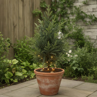 Artificial Plant with Stake Ground-Insert Tree Weather-Resistant Topiary Tree with Ground Stake for Homeowners, Gardeners, Garden, Porch, Patio