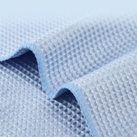 32-ply Microfibre Cloth and Microfibre Towel Weave Combed Yarn for Strong Water Absorption, Pale Blue Multi-Purpose Car Cleaning Towel