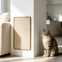 Sisal Scratching Mat Wall-Mounted Cat Scratching Pad Woven for Sofa