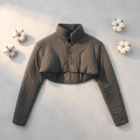Shoulder Warmer Breathable Cropped Upper Upper Garment Long Sleeves Cold Weather Clothing