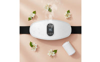 Heated Waist Massage Belt Digital Display Wearable Massage Belt Heated Back Massager Contoured Personal Care Gadget Portable
