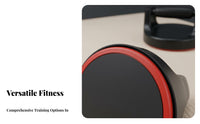 2 Pieces 360 Degree Press-up Handles Multi-Functional Rotating Press-up Stands