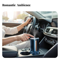 Drink Container Holder Aroma Dispenser Odor Removal Car Accessory Celestial Projection Light 5 Adjustable Modes for Parents