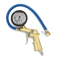 Tire Inflator Flexible Tire Inflator with Gauge Accurate Air Compressing Attachment for Vehicle Owners, Garage, Workshop