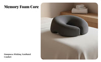 Pressure Relief Beauty Salon Face Cradle Breathable Material Massage Pillow Memory Foam for Spa Goers, Women, Home