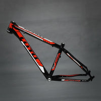 Aluminum Alloy Hardtail Mountain Bike Frame Tapered Mountain Bike Hardtail Frame Lightweight Rigid for Cyclists