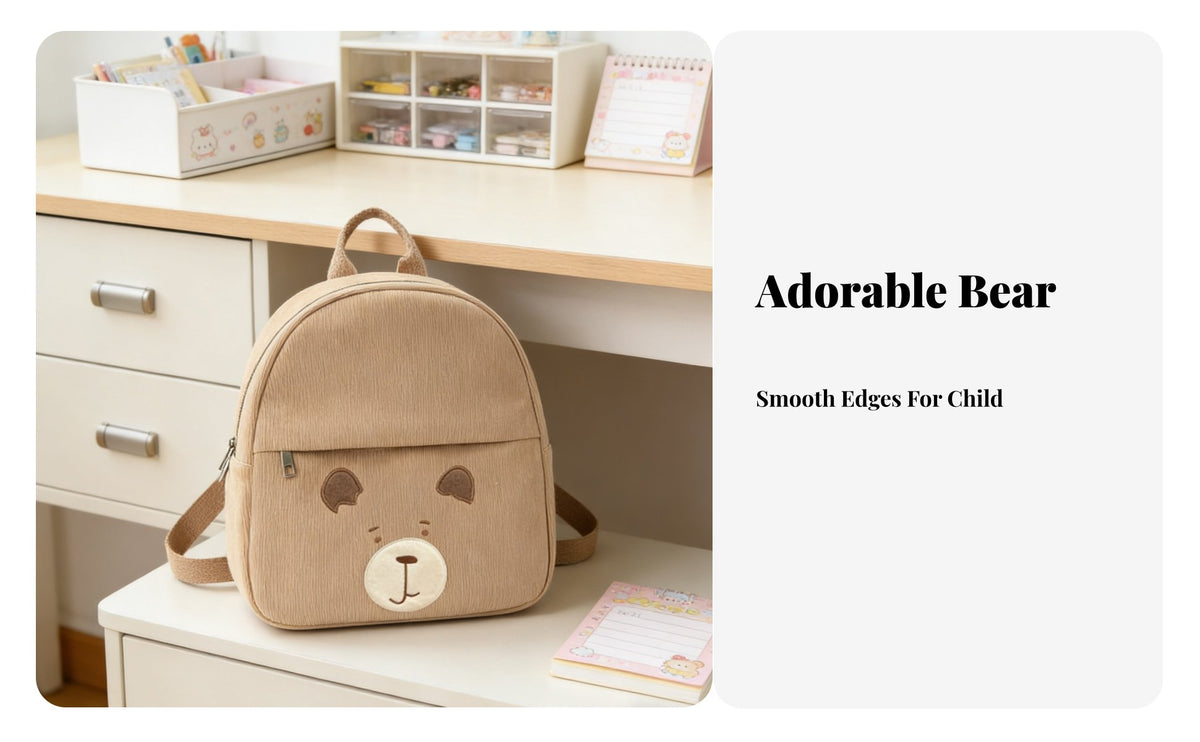 Animal Backpack Adorable Young Child Backpack Adjustable Straps Cartoon Bookbag for Preschoolers