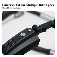 Mudguards with Mounting Hardware Bicycle Fenders Clamp-on Bike Mudguard Set for Rainy Day Riding