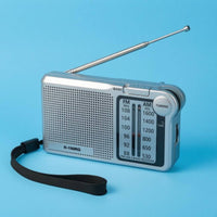 Two-Band-Band Analog Pocket Radio Telescopic Antenna Pocket Radio Portable Personal Electronics Lightweight
