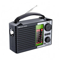 Telescopic Antenna World Band Receiver Carry Handle Portable Radio Tuning Knob Portable Band Radio Speaker Grille