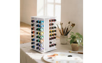 Paint Bottle Storage Rack Vertical Paint Rack with Rotating Base Sturdy Neat for Crafters, Art Studio, Craft Room