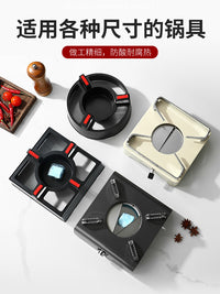 加厚铝合金酒精炉小火锅固体酒精锅干锅炉底座商用酒精炉家用饭店