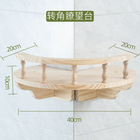 实木豪华猫窝日式猫爬架太空舱猫太空舱猫抓架吊床透明栈道猫抓板 趴柱