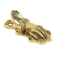 Hand Shaped Journal Clip Ornate Drop-Shaped Paperclip Shiny Clips for Scrapbooking