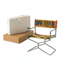 Foldable Design lowsilhouette Folding Chair Nordic aesthetic Portable Seating Lightweight Outdoor Furniture Comfortable for Campers, al fresco mealkers, Spectators, Camping, Balcony, Outdoors, al fresco meal