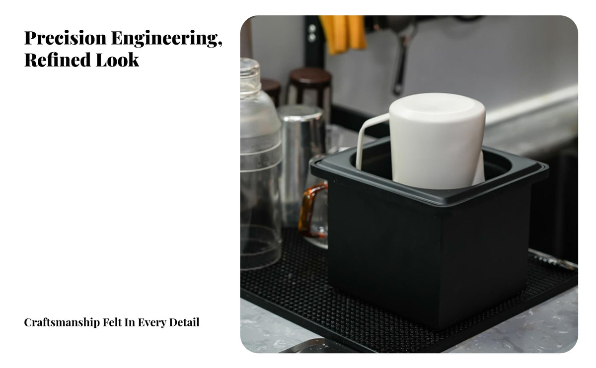 Built-in Cup Washer Matte Black Countertop Pitcher Rinser Easy to Install Kitchen Fixture