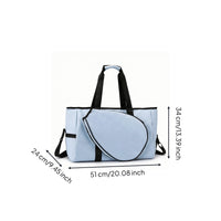 Tennis Racket Bag Structured Tennis Bag with Shoulder Strap Spacious for Matches