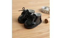 20cm Doll Footwear PU Leather Glossy Lace Design for Playtime