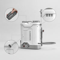 Electric Backpack Sprayer Rechargeable Powered Backpack Sprayer High-Pressure for Farmers, Gardeners, Farm, Garden, Orchard