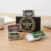 4 Pack Portable Fragrance Salve Easy to Apply Solid Fragrance Tin Spill-Resistant Personal Care for Portable Convenience, Office
