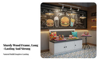 Solid Wood L-Shaped Corner Storage Bench Multi-Function Upholstered Dining Banquette High-Density Foam Cushion Upholstered Storage Bench Sturdy Construction for Cafe Owners, Homeowners, Families, Living Room, Entryway, Bedroom