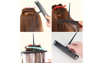 Fine Teeth Balayage Comb Anti-Slip Grip Curved Balayage Comb Professional Grade Multi-Functional for Colorists, DIY Enthusiasts, Barbershop