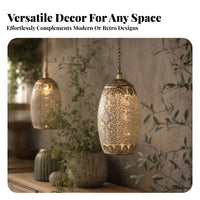 Wind Lantern Japanese-Influenced Vintage Lantern Embossed Floral for Home Display
