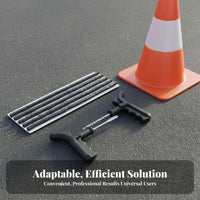 25 Pieces Tubeless Tire Closeing Stravel Kit Universal Fit Puncture Closeing Stravel Swift-Repair Automotive Tool for Vehicles Owners