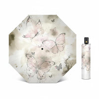 Chinese Style Sun & Rain Umbrella, Automatic Folding, Portable, Artistic Motif