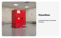 Hazard-Resistant-Resistant Cabinet Double Lock Design Hazard-Resistant Resistant Cabinet Fire Resistant for Research Facility Personnel, Workshops