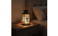 Halloween Lantern Gothic Lantern with Hanging Loop Lanterns Decorative Indoor for Party Hosts, Haunted House, Home Decor