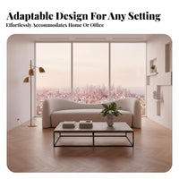 semicircularShaped Sofa distinctive Shape Half-Moon configurable Couch Soft Texture Curved Settee for Interior Designers, Families, salon, Bimmediatelyique, Bedroom