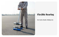 Court Marking Tape Machine Draws Straight Curved & Circle Lines Court Line Tape Machine Field Line Marking Tool for Warehouse