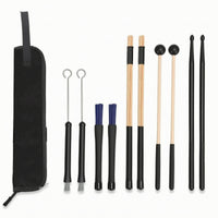 5 Pair Drum Accessory Kit Drum Bag with Handle Compact Drumsticks for Students
