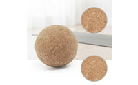 Cork Massage Ball Eco-Friendly Cork Recovery Ball Self-Massager Eco-Conscious Plasticcompletely Plastic-Free for Athletes