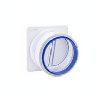 Proof Range Hood Flue Damper High Temperature Resistant Kitchen Exhaust Check Valve for Bathroom