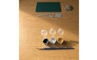 AllComplete Paint Set with Brush Compact Miniature Painting Kit with Brushes Beginner-Friendly Miniature Paint Set Shimmering for Hobbyists, Modelers, Crafters, Craft Projects