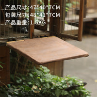 JoyCat夹子猫墙书柜猫爬架可拆卸免打孔透明猫窝吊床实木多层板麻 布吊床