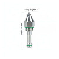 Heat and Wear Resistant High-Frequency Air Atomizing Nozzle Wide Area Coverage Industrial Dust Suppression Nozzle Adjustable Flow
