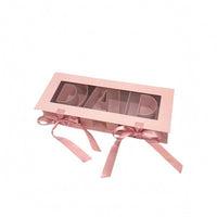 Divided Insert Flip-Top Gift Box Rigid Window Gift Box