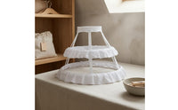Lightweight Birdcage Petticoat Transparent Lolita Hoop Petticoat Volume Ruffled Hoop Underskirt Elastic Waist