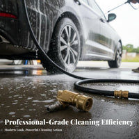 Cleans Hard-to-Reach Areas Pressure Washer Angle Adapter Long-Lasting Brass & Stainless Steel Pivoting Pressure Washer Coupler 180-Degree Rotation Quick Connect Angle Adapter Adjustable 7 Angles for Car Detailers