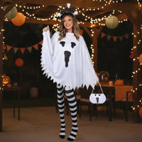 specters Costume with handbag Halloween specters Cape Cute Cloak for Cosplay