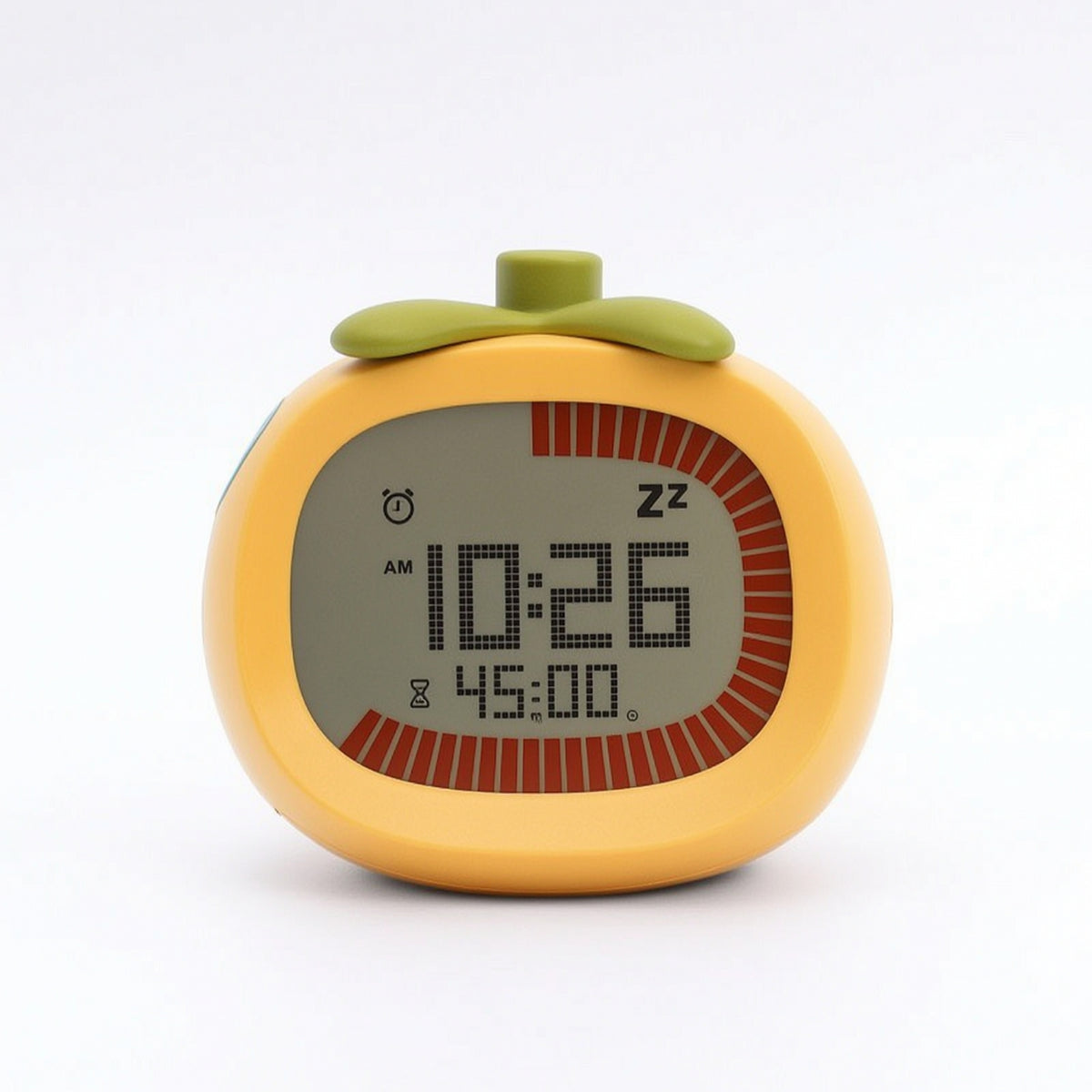 Tomato Clock Cute Tomato Timer Digital Timer Battery Operated Desk Clock Compact for Students, Study Room, Bedside