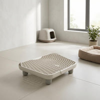 Raised Edges Litter Control Mat Easy to Clean Cat Litter Trapping Mat Long-Lasting Pet Supplies Chemical-Free Safe