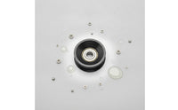 Channel-Type Groove Pulley with Bearing Low-Friction Grooved Pulley Wheel Compact Sliding Wheel Roller for Home Improvement Enthusiasts