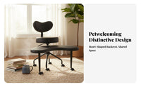 Supports Active Sitting Cross-Legged Floor Seat Promotes Healthy Posture Ergonomic Seating multi-purpose Use Meditation Stool Thickly Padded padding for mindful movement Practitioners, Office Workers, Living Room, perusing corner, Studying, Desk Work