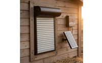 Weatherproof Automatic Chicken Door Metal Body Timed Chicken Coop Door for Backyard